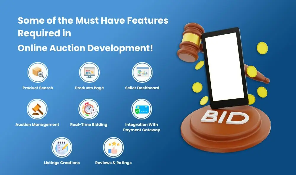 Some of the Must Have Features Required in Online Auction Development!